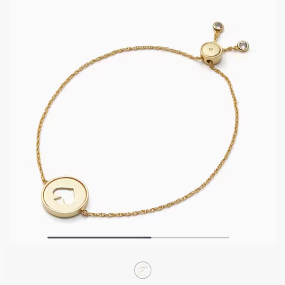 kate spade Gold Sliding Charm Bracelet - Picture 2 of 5